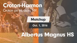Matchup: Croton-Harmon High vs. Albertus Magnus HS 2016