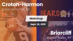 Matchup: Croton-Harmon High vs. Briarcliff  2018