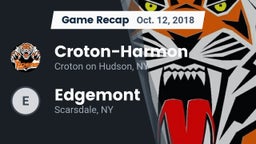 Recap: Croton-Harmon  vs. Edgemont  2018