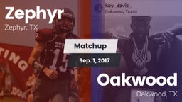 Matchup: Zephyr  vs. Oakwood  2017