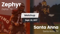 Matchup: Zephyr  vs. Santa Anna  2017