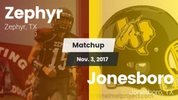 Matchup: Zephyr  vs. Jonesboro  2017