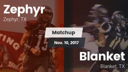 Matchup: Zephyr  vs. Blanket  2017