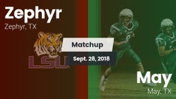 Matchup: Zephyr  vs. May  2018