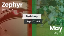 Matchup: Zephyr  vs. May  2019