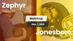 Matchup: Zephyr  vs. Jonesboro  2019