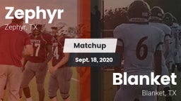 Matchup: Zephyr  vs. Blanket  2020