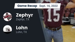 Recap: Zephyr  vs. Lohn 2022