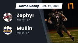Recap: Zephyr  vs. Mullin  2023