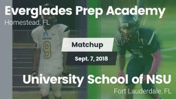 Matchup: Everglades Prep Acad vs. University School of NSU 2018