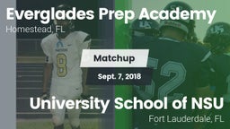 Matchup: Everglades Prep Acad vs. University School of NSU 2018