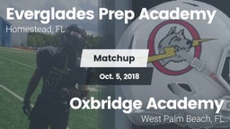 Matchup: Everglades Prep Acad vs. Oxbridge Academy 2018