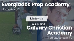 Matchup: Everglades Prep Acad vs. Calvary Christian Academy 2018