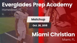 Matchup: Everglades Prep Acad vs. Miami Christian  2018