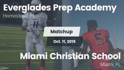 Matchup: Everglades Prep Acad vs. Miami Christian School 2019