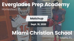 Matchup: Everglades Prep Acad vs. Miami Christian School 2020