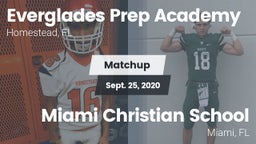 Matchup: Everglades Prep Acad vs. Miami Christian School 2020