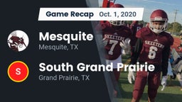 Recap: Mesquite  vs. South Grand Prairie  2020
