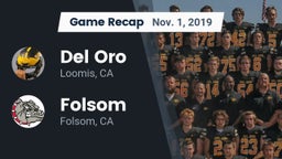 Recap: Del Oro  vs. Folsom  2019