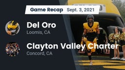 Recap: Del Oro  vs. Clayton Valley Charter  2021