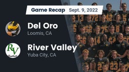 Recap: Del Oro  vs. River Valley  2022