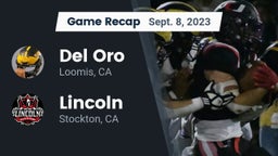 Recap: Del Oro  vs. Lincoln  2023