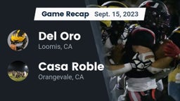 Recap: Del Oro  vs. Casa Roble 2023