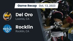 Recap: Del Oro  vs. Rocklin  2023