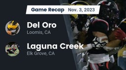 Recap: Del Oro  vs. Laguna Creek  2023