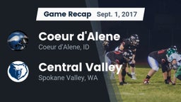 Recap: Coeur d'Alene  vs. Central Valley  2017