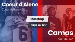 Matchup: Coeur d'Alene High vs. Camas  2017