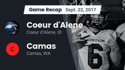 Recap: Coeur d'Alene  vs. Camas  2017