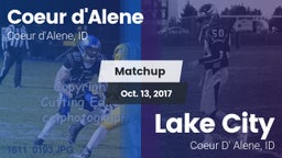 Matchup: Coeur d'Alene High vs. Lake City  2017