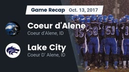 Recap: Coeur d'Alene  vs. Lake City  2017