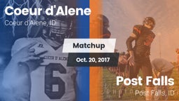 Matchup: Coeur d'Alene High vs. Post Falls  2017