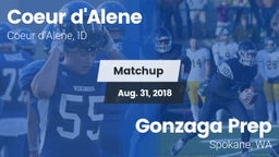 Matchup: Coeur d'Alene High vs. Gonzaga Prep  2018