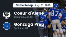 Recap: Coeur d'Alene  vs. Gonzaga Prep  2018