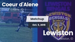 Matchup: Coeur d'Alene High vs. Lewiston  2018