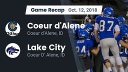 Recap: Coeur d'Alene  vs. Lake City  2018
