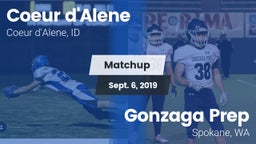 Matchup: Coeur d'Alene High vs. Gonzaga Prep  2019