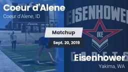 Matchup: Coeur d'Alene High vs. Eisenhower  2019