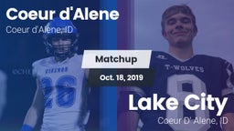 Matchup: Coeur d'Alene High vs. Lake City  2019