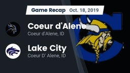 Recap: Coeur d'Alene  vs. Lake City  2019