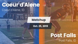 Matchup: Coeur d'Alene High vs. Post Falls  2019