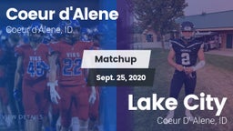 Matchup: Coeur d'Alene High vs. Lake City  2020