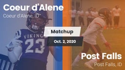 Matchup: Coeur d'Alene High vs. Post Falls  2020