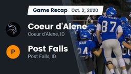 Recap: Coeur d'Alene  vs. Post Falls  2020