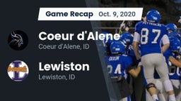 Recap: Coeur d'Alene  vs. Lewiston  2020
