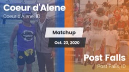 Matchup: Coeur d'Alene High vs. Post Falls  2020
