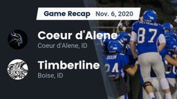 Recap: Coeur d'Alene  vs. Timberline  2020